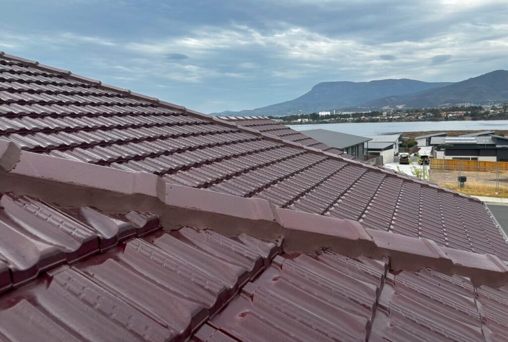 Hobart ridge capping newly restored