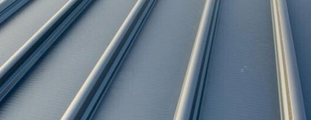 Klip Lok metal roof installation