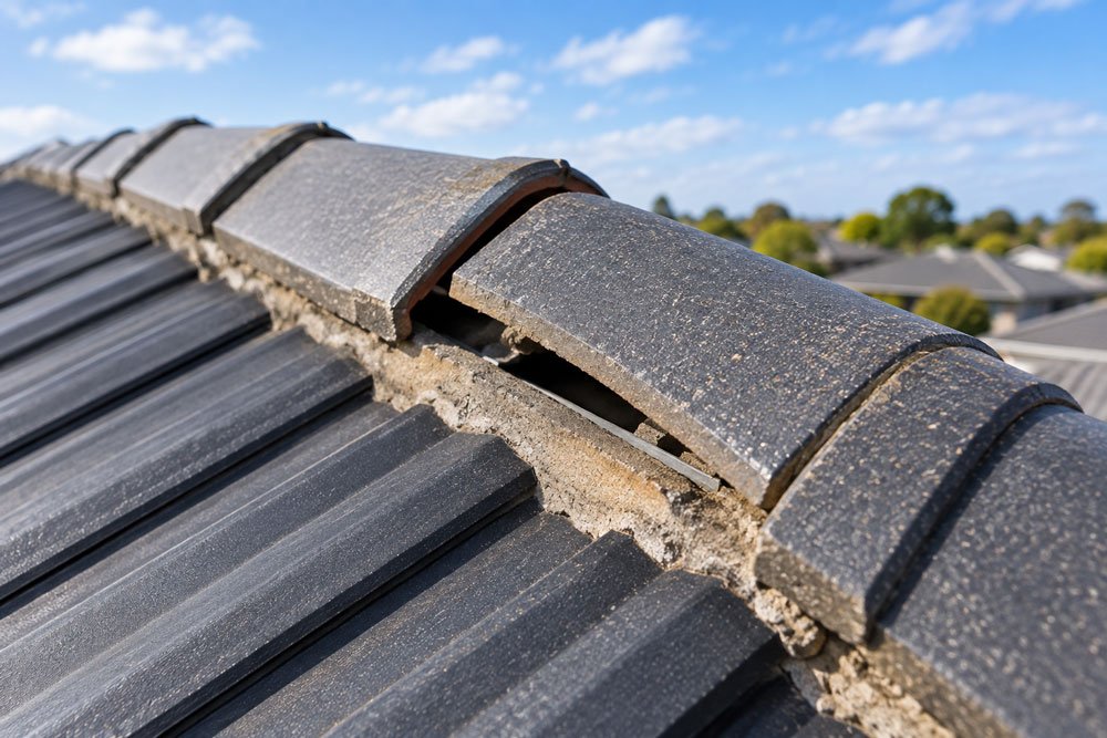 Loose Ridge Caps Repair